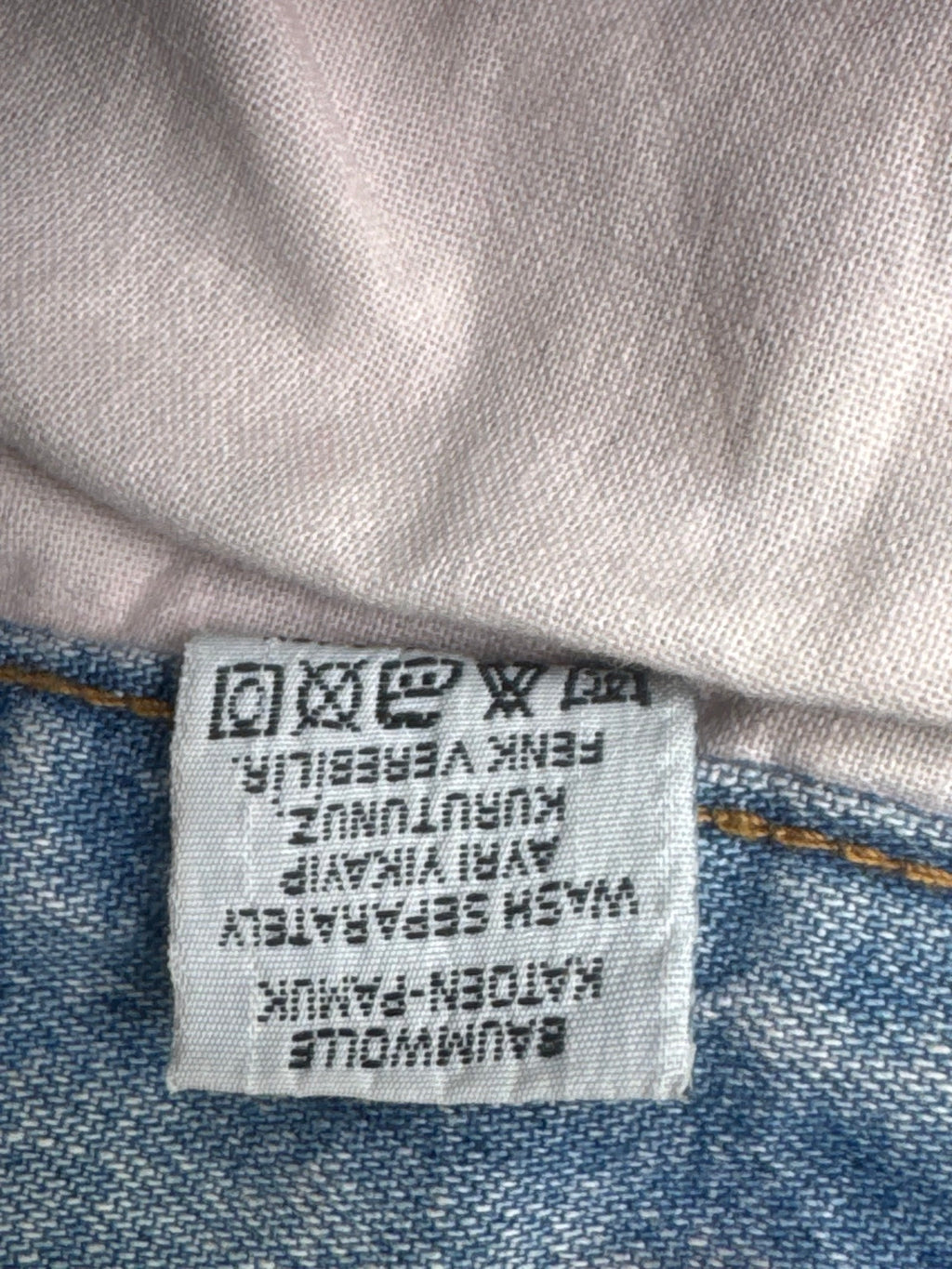 Original BEFA garment care label