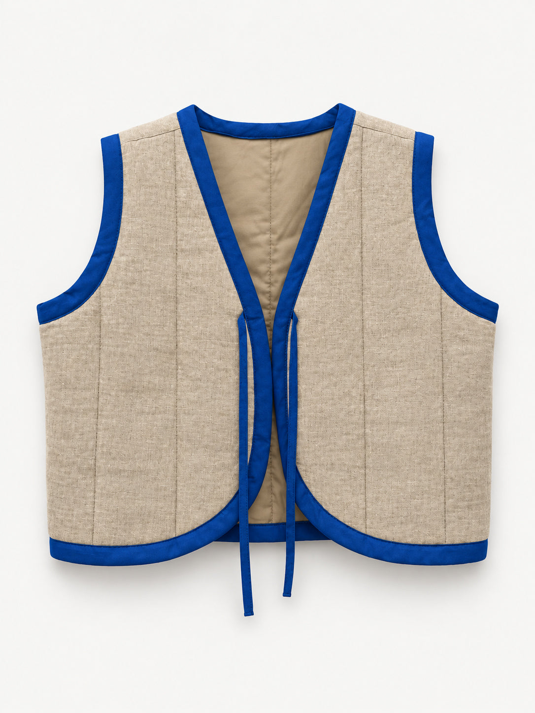 Blue Bird Vest — full front view