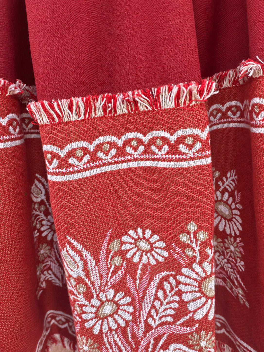Daisies from Cologne skirt — fabric, napkin panel, waistband and pocket details