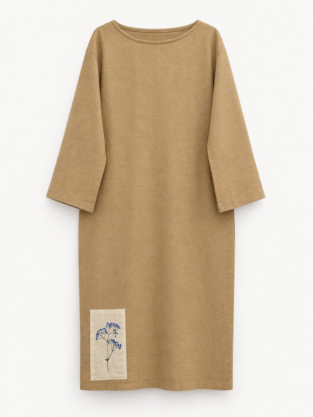 Garden Dress — Blue Blossom: full front view