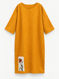 Garden Dress — Daylily: full front view