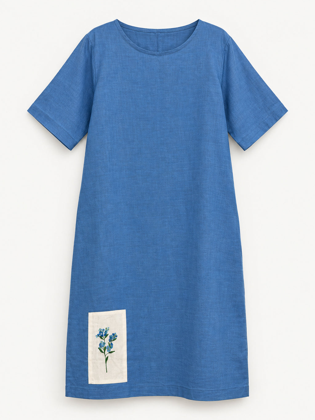 Garden Dress — Forget-Me-Not: full front view
