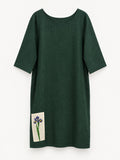 Garden Dress — Iris: full front view