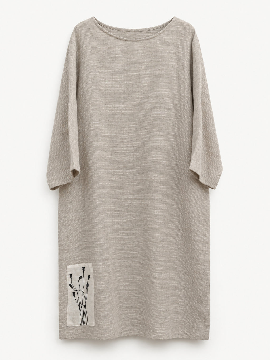 Garden Dress — Poppy Seedheads: full front view