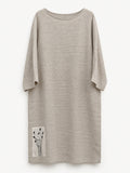 Garden Dress — Poppy Seedheads: full front view