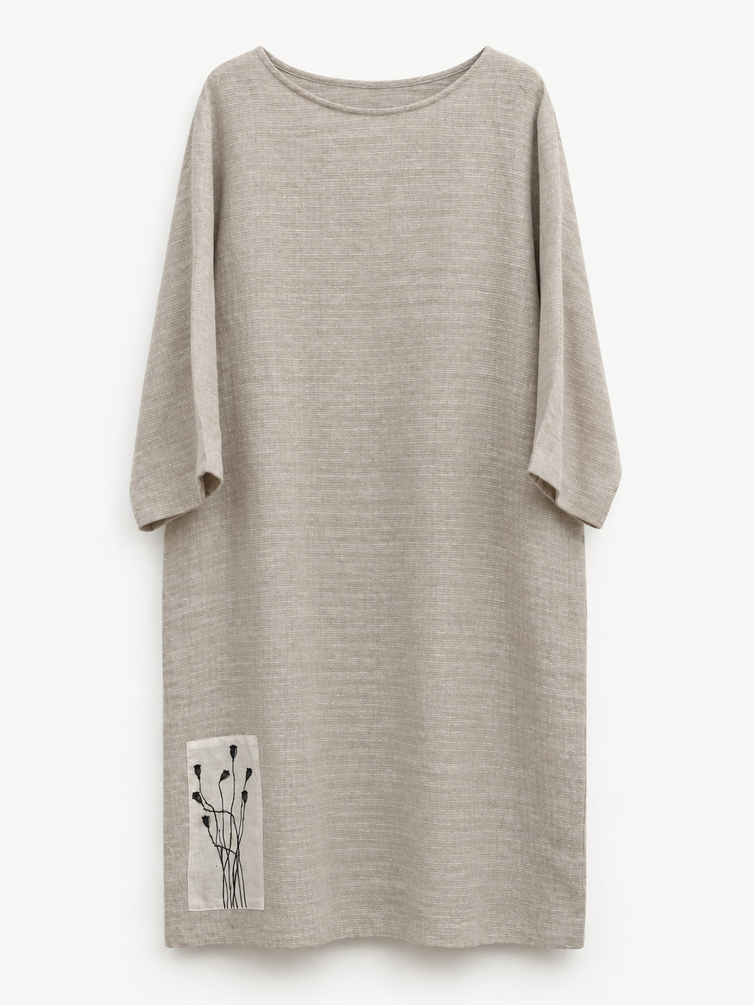 Garden Dress — Poppy Seedheads: full front view