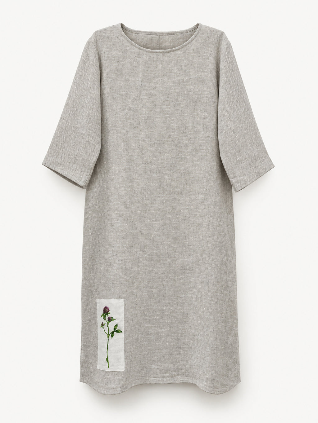 Garden Dress — Red Clover: full front view