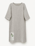 Garden Dress — Red Clover: full front view