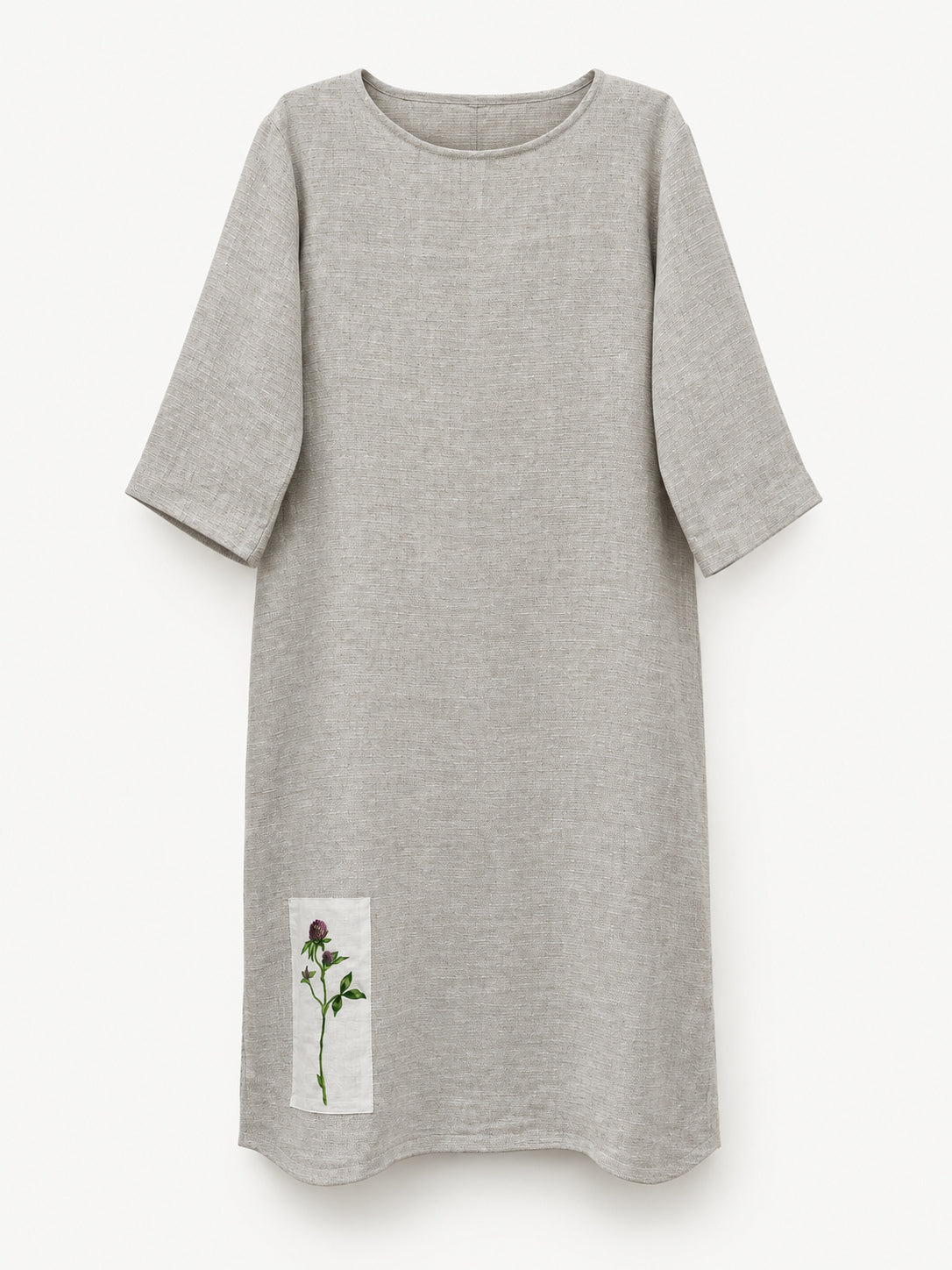 Garden Dress — Red Clover: full front view