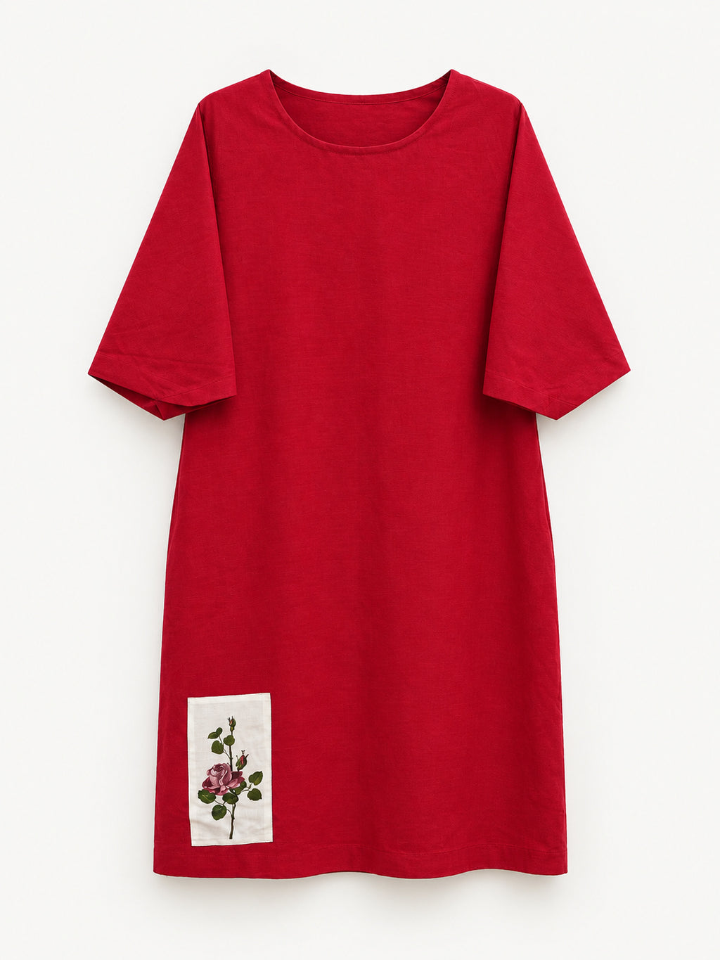 Garden Dress — Rose: full front view