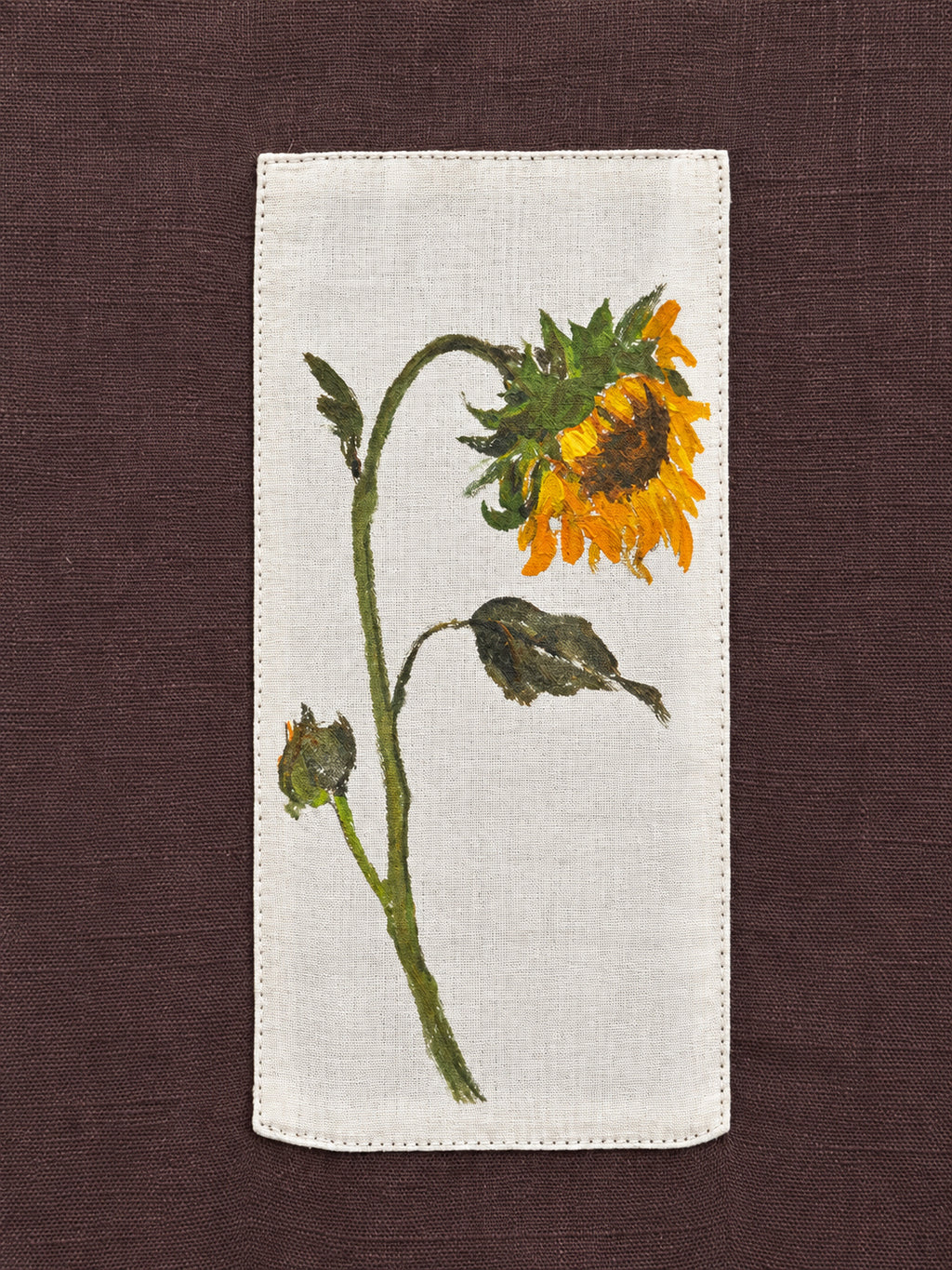 Garden Dress — Sunflower: hand-painted sunflower