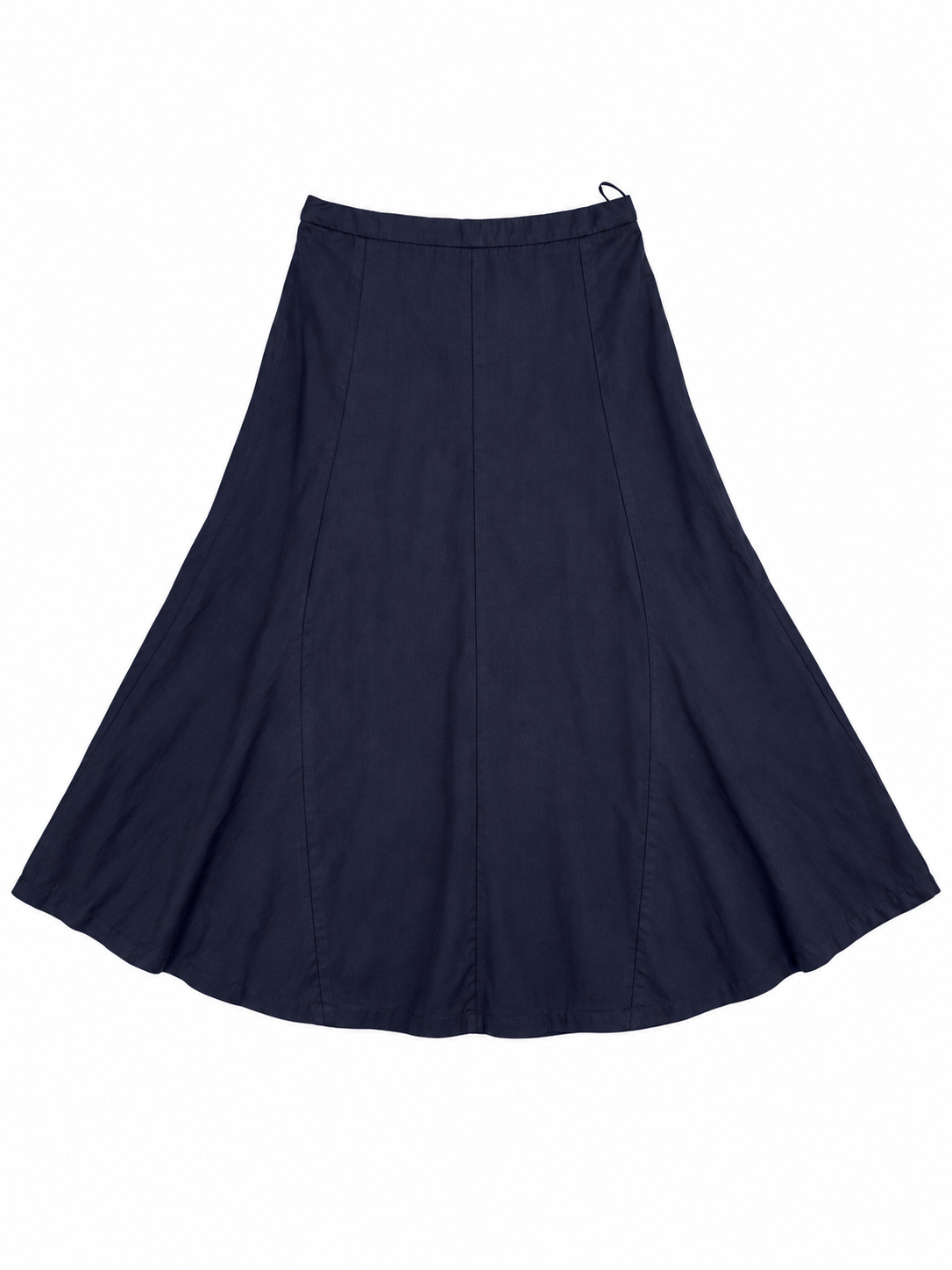 Vintage navy Kielo-Tuote skirt, front view