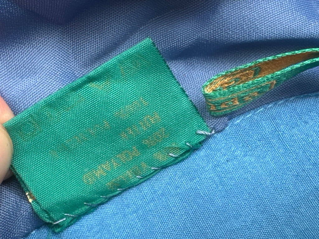 Original faded label