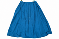 Blue vintage skirt front on white