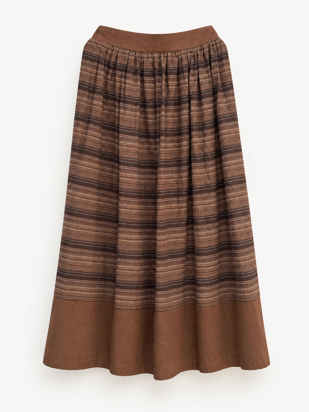 Strășeni Linen Skirt — full front view