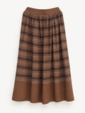 Strășeni Linen Skirt — full front view