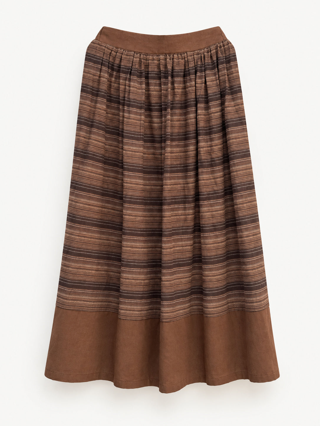 Strășeni Linen Skirt — full front view