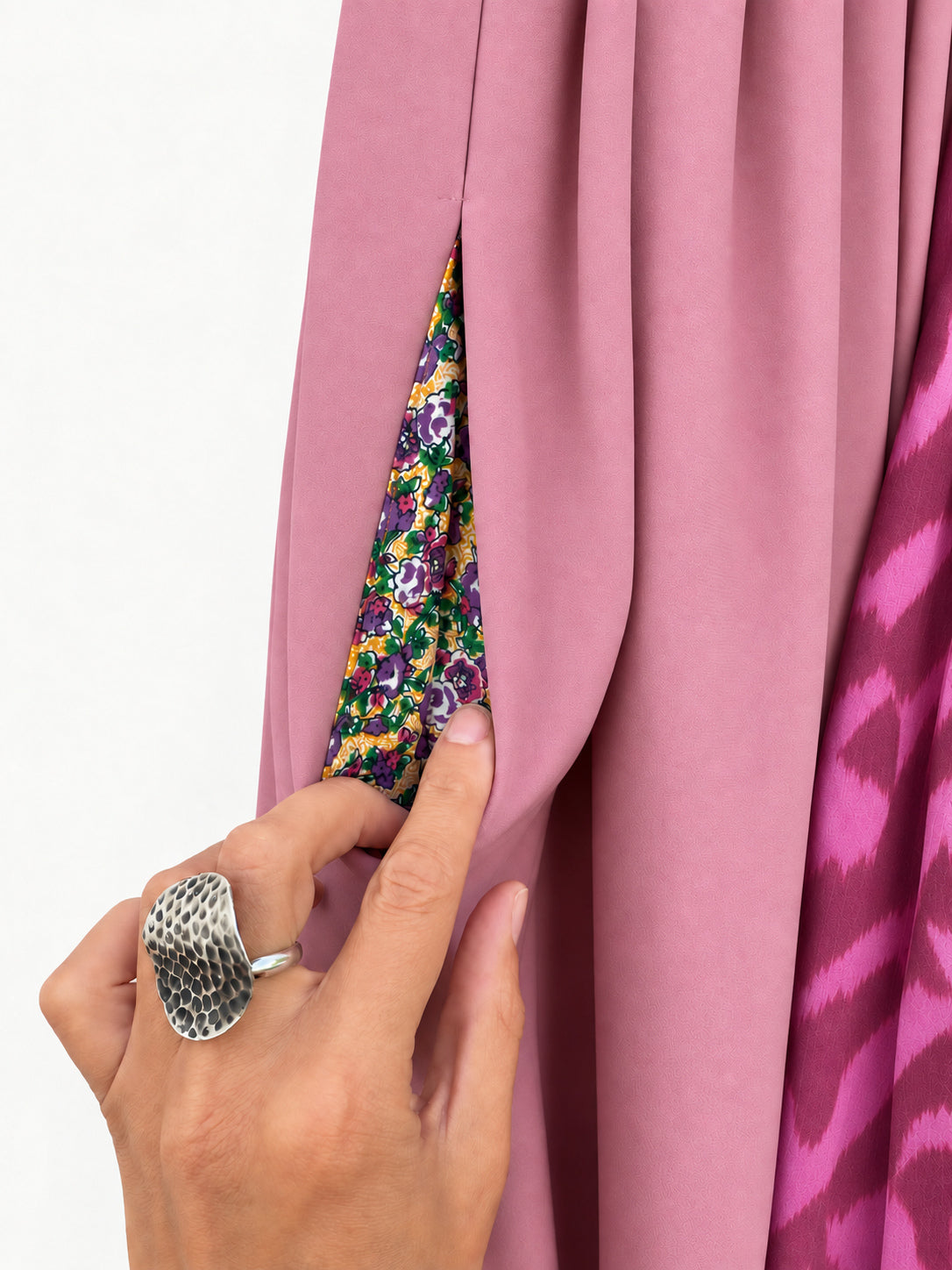 Two Paths, One Skirt — detail