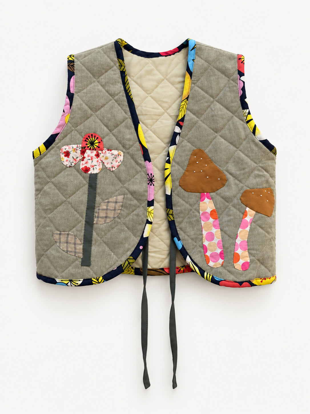 Woodland Stories Vest — full garment view