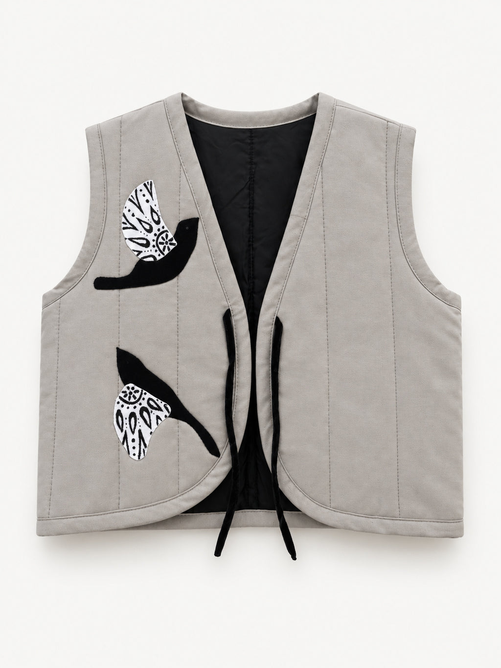 Two Birds Vest — full garment view
