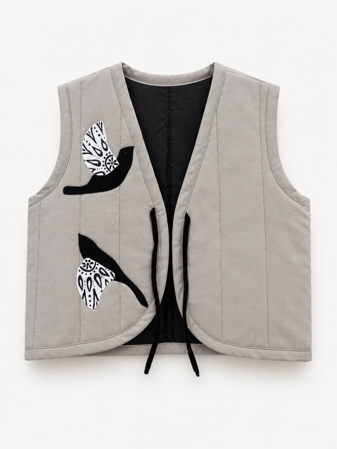 Two Birds Vest — full garment view