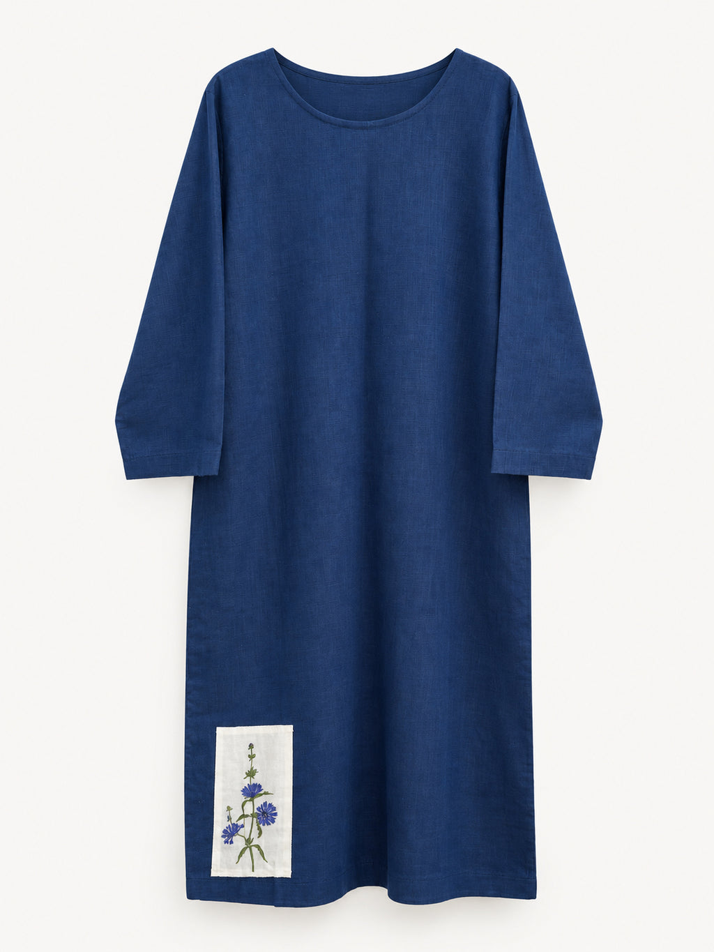 Garden Dress — Chicory — full garment view