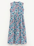 Blue Bouquet Dress — full garment view