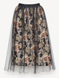 Cats After Dark Skirt — full garment view
