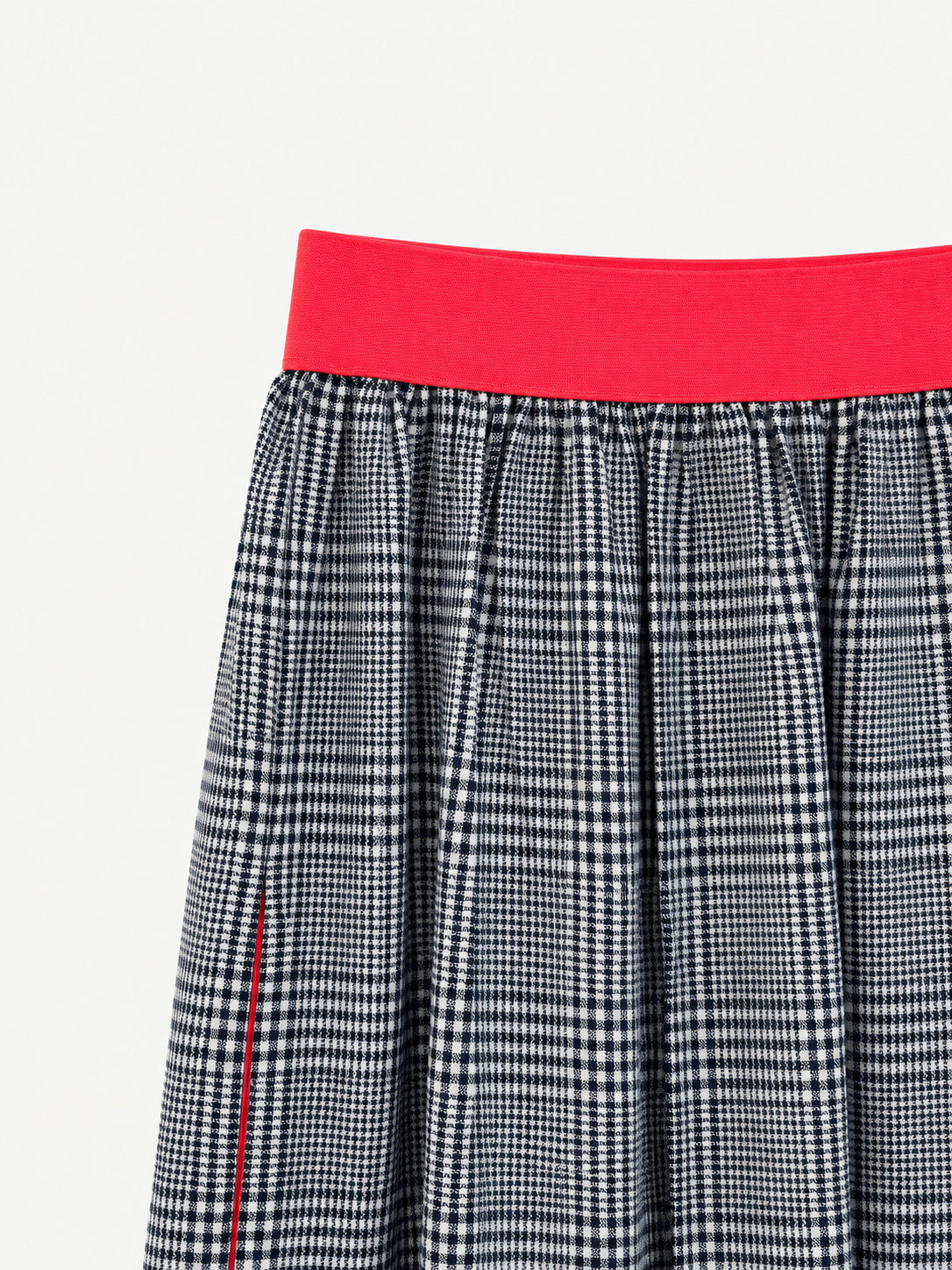 Red Line Check Skirt — additional view